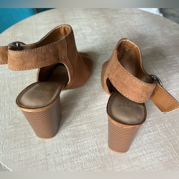 2 Pairs A New Day Open Toe Bootie Size 7.5 - Picture 3 of 8